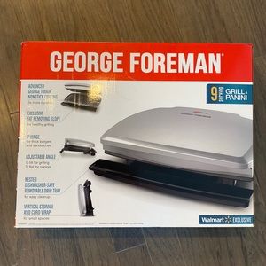 George Forman 9 Serving Grill & Panini